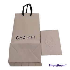 Chanel Empty Gift Bag w/card
